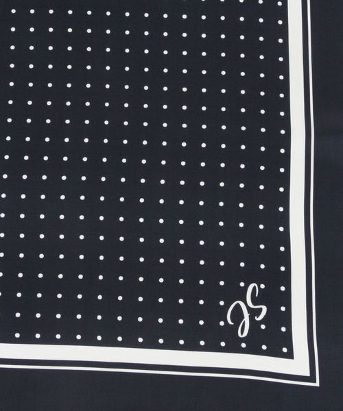 JEANASIS（ジーナシス）の「アソートレトロガラスカーフ/637481（バンダナ/スカーフ・レディース・ホワイト系その他/ネイビー系/ブラック系その他・FREE）」の12枚目の写真