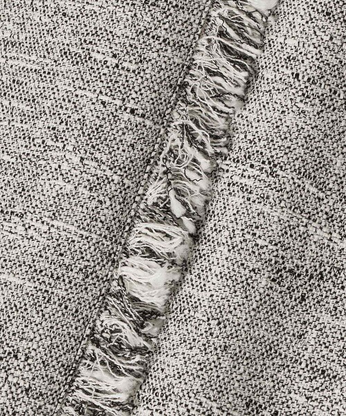 allureville（アルアバイル）の「ミックスツイードフレアジレ（その他アウター・レディース・ブラック/オフホワイト・2）」の17枚目の写真