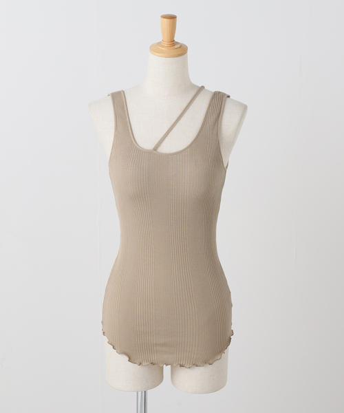 HAKUJI/ハクジ RANDOM RIB ASYM BRA H232590（タンクトップ）｜HAKUJI