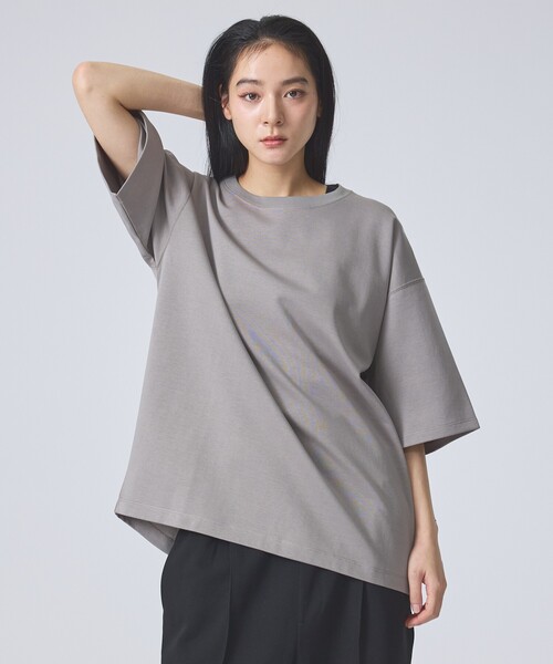 FORTUNA HOMME(フォルトゥナオム)の「【FORTUNA /フォルトゥナ】GIZA CottonClearTee/ギザコットンクリアTシャツ/ユニセックス/【WEB限定】(Tシャツ/カットソー・メンズ・ブラック/ホワイト/グレー・M/L)」の3枚目の写真