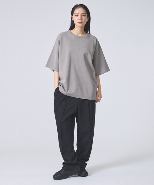 FORTUNA HOMME(フォルトゥナオム)の「【FORTUNA /フォルトゥナ】GIZA CottonClearTee/ギザコットンクリアTシャツ/ユニセックス/【WEB限定】(Tシャツ/カットソー・メンズ・ブラック/ホワイト/グレー・M/L)」の4枚目の写真