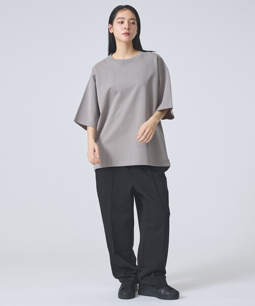 FORTUNA HOMME(フォルトゥナオム)の「【FORTUNA /フォルトゥナ】GIZA CottonClearTee/ギザコットンクリアTシャツ/ユニセックス/【WEB限定】(Tシャツ/カットソー・メンズ・ブラック/ホワイト/グレー・M/L)」の5枚目の写真
