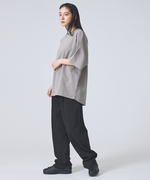 FORTUNA HOMME(フォルトゥナオム)の「【FORTUNA /フォルトゥナ】GIZA CottonClearTee/ギザコットンクリアTシャツ/ユニセックス/【WEB限定】(Tシャツ/カットソー・メンズ・ブラック/ホワイト/グレー・M/L)」の6枚目の写真