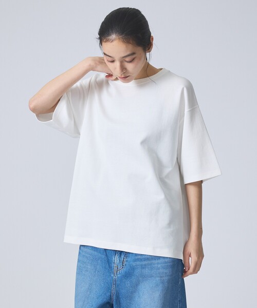 FORTUNA HOMME(フォルトゥナオム)の「【FORTUNA /フォルトゥナ】GIZA CottonClearTee/ギザコットンクリアTシャツ/ユニセックス/【WEB限定】(Tシャツ/カットソー・メンズ・ブラック/ホワイト/グレー・M/L)」の14枚目の写真