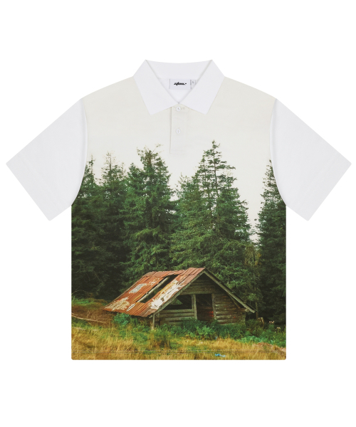 XTONZ（エクストーンズ）の「XTT139 シェルターグラフィックピケカラーTシャツ (ホワイト)（ポロシャツ・レディース・その他・LARGE/SMALL/MEDIUM）」の10枚目の写真
