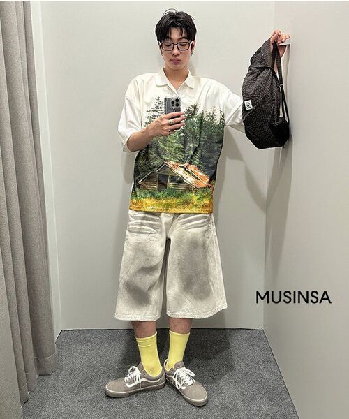 XTONZ（エクストーンズ）の「XTT139 シェルターグラフィックピケカラーTシャツ (ホワイト)（ポロシャツ・レディース・その他・LARGE/SMALL/MEDIUM）」の3枚目の写真
