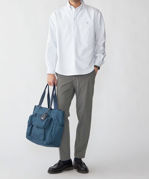 SHIPS（シップス）の「【WEB限定】SHIPS:〈接触冷感〉ジャージ イージー スリム スラックス（スラックス・メンズ・ブラック/ダークグレー/グレー・SMALL/X-LARGE/LARGE/MEDIUM）」の20枚目の写真