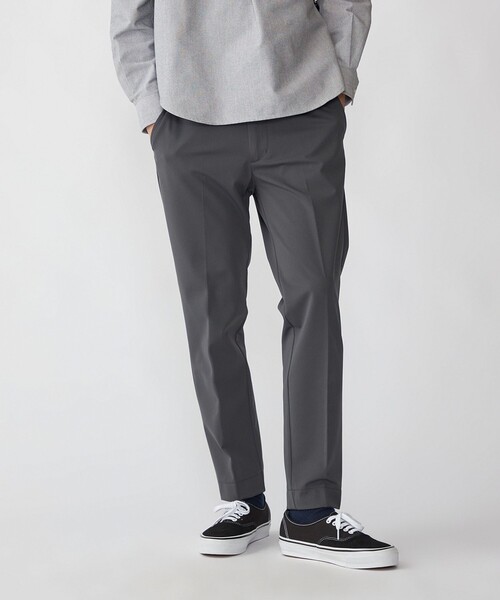 SHIPS（シップス）の「【WEB限定】SHIPS:〈接触冷感〉ジャージ イージー スリム スラックス（スラックス・メンズ・ブラック/ダークグレー/グレー・SMALL/X-LARGE/LARGE/MEDIUM）」の5枚目の写真