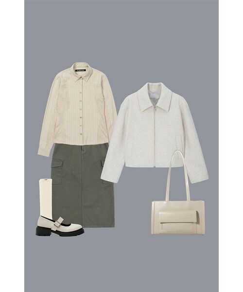 MAC MOC(マックモック)の「Donna Edition 2Color チャンキー メリージェーン 5Cm(バレエシューズ・レディース・Cream/ブラック/ベージュ・24cm/23.5cm/24.5cm/25cm/22.5cm/23cm)」の9枚目の写真