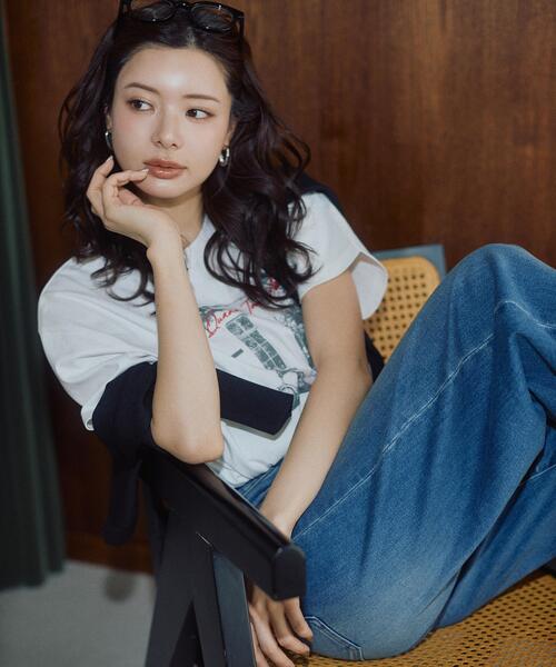 PROPORTION BODY DRESSING(プロポーションボディドレッシング)の「<a>フォトプリントT / 1216169300(Tシャツ/カットソー・レディース・ホワイト/ホワイト系その他・FREE)」の2枚目の写真