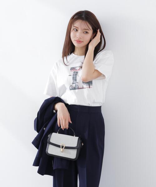 PROPORTION BODY DRESSING(プロポーションボディドレッシング)の「<a>フォトプリントT / 1216169300(Tシャツ/カットソー・レディース・ホワイト/ホワイト系その他・FREE)」の12枚目の写真