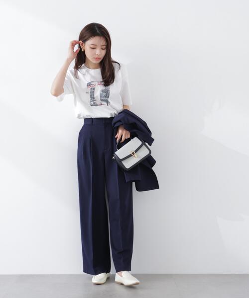 PROPORTION BODY DRESSING(プロポーションボディドレッシング)の「<a>フォトプリントT / 1216169300(Tシャツ/カットソー・レディース・ホワイト/ホワイト系その他・FREE)」の13枚目の写真