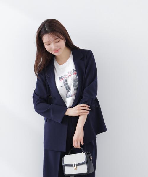 PROPORTION BODY DRESSING(プロポーションボディドレッシング)の「<a>フォトプリントT / 1216169300(Tシャツ/カットソー・レディース・ホワイト/ホワイト系その他・FREE)」の14枚目の写真