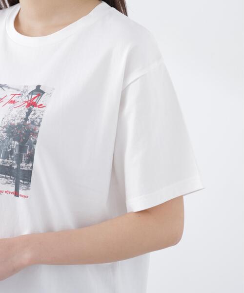 PROPORTION BODY DRESSING（プロポーションボディドレッシング）の「＜ａ＞フォトプリントＴ / 1216169300（Tシャツ/カットソー・レディース・ホワイト/ホワイト系その他・FREE）」の3枚目の写真