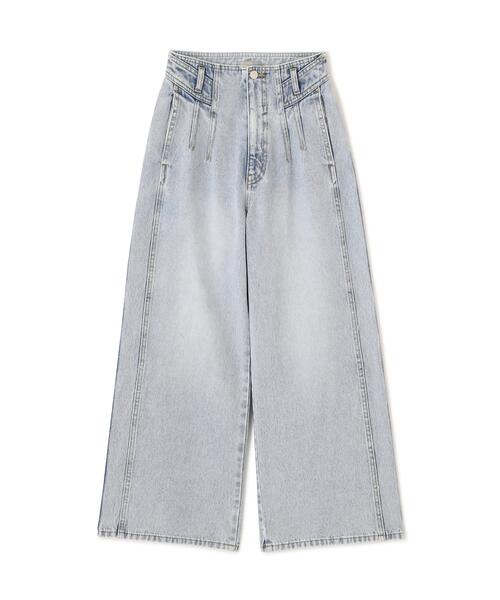 JILL by JILL STUART(ジルバイジルスチュアート)の「構築パネルワイドデニム(デニムパンツ・レディース・ブルー/グレー・MEDIUM/SMALL)」の16枚目の写真
