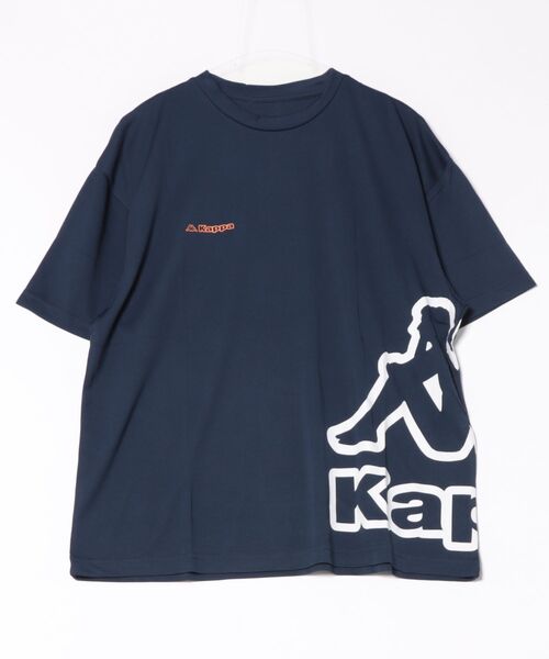 Kappa(カッパ)の「オーバーサイズ半袖Tシャツ(Tシャツ/カットソー・メンズ・ホワイト/ブラック/ネイビー・MEDIUM/LARGE)」の3枚目の写真