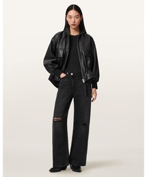 AKI CROSSOVER RIPPED JEANS | AKI クロスオーバー リップド ジーンズ
