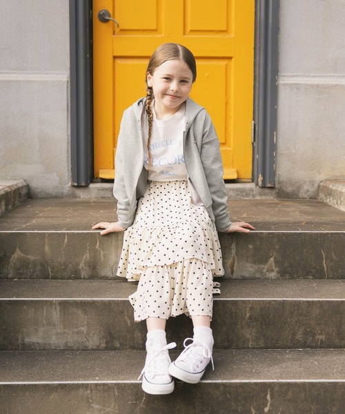 GLOBAL WORK(グローバルワーク)の「ダンボールストレッチZIPパーカー/636460(パーカー・キッズ・ライトグレー/ピンク系その他3/ブラウン・140cm/150cm/160cm/130cm)」の6枚目の写真