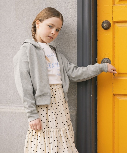 GLOBAL WORK(グローバルワーク)の「ダンボールストレッチZIPパーカー/636460(パーカー・キッズ・ライトグレー/ピンク系その他3/ブラウン・140cm/150cm/160cm/130cm)」の7枚目の写真