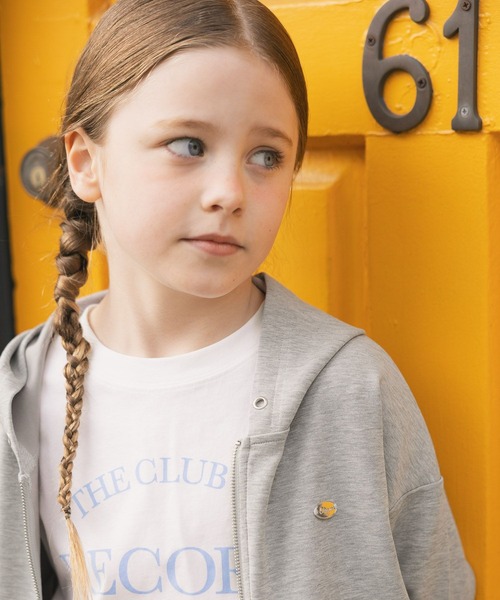 GLOBAL WORK(グローバルワーク)の「ダンボールストレッチZIPパーカー/636460(パーカー・キッズ・ライトグレー/ピンク系その他3/ブラウン・140cm/150cm/160cm/130cm)」の11枚目の写真