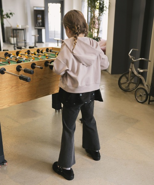 GLOBAL WORK(グローバルワーク)の「ダンボールストレッチZIPパーカー/636460(パーカー・キッズ・ライトグレー/ピンク系その他3/ブラウン・140cm/150cm/160cm/130cm)」の14枚目の写真