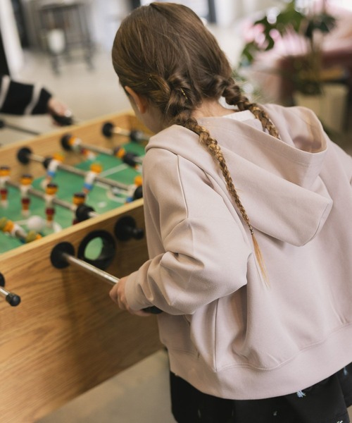 GLOBAL WORK(グローバルワーク)の「ダンボールストレッチZIPパーカー/636460(パーカー・キッズ・ライトグレー/ピンク系その他3/ブラウン・140cm/150cm/160cm/130cm)」の19枚目の写真