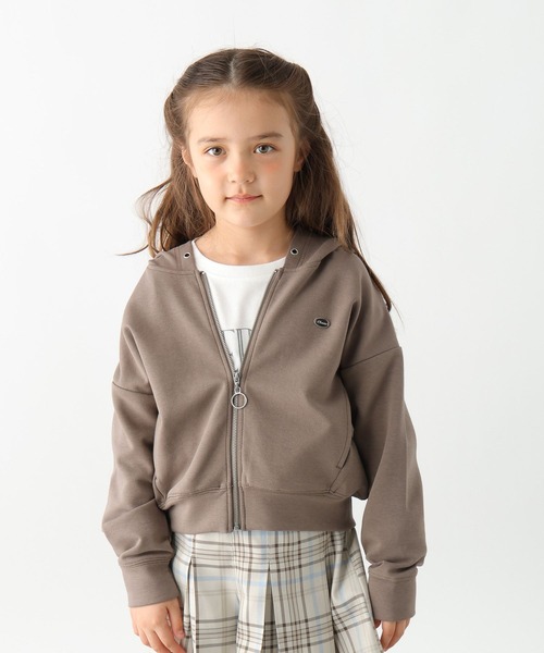 GLOBAL WORK(グローバルワーク)の「ダンボールストレッチZIPパーカー/636460(パーカー・キッズ・ライトグレー/ピンク系その他3/ブラウン・140cm/150cm/160cm/130cm)」の22枚目の写真