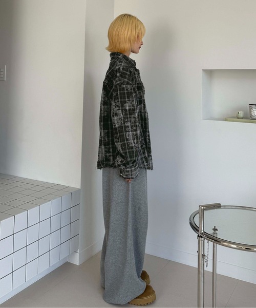 sedacle（セダクル）の「星スタッズサーマルカーブパンツ（その他パンツ・メンズ・グレー/ブラック・SMALL/MEDIUM/LARGE）」の12枚目の写真