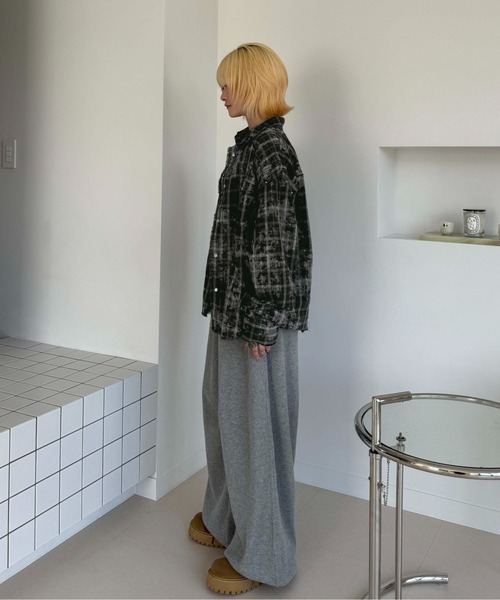 sedacle（セダクル）の「星スタッズサーマルカーブパンツ（その他パンツ・メンズ・グレー/ブラック・SMALL/MEDIUM/LARGE）」の13枚目の写真