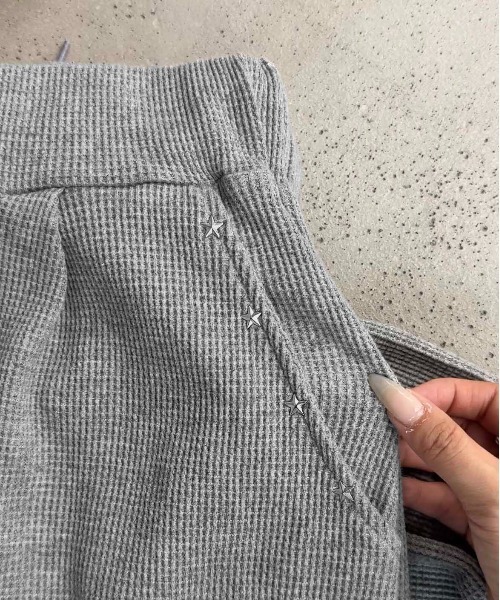 sedacle（セダクル）の「星スタッズサーマルカーブパンツ（その他パンツ・メンズ・グレー/ブラック・SMALL/MEDIUM/LARGE）」の20枚目の写真