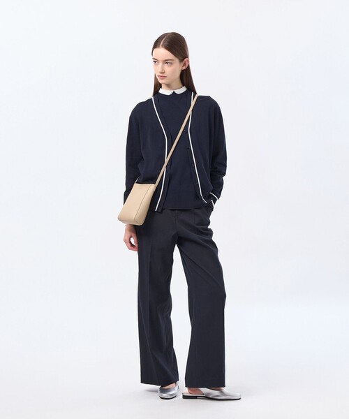 MACKINTOSH PHILOSOPHY(マッキントッシュ フィロソフィー)の「バイカラーファインコットンカーディガン(カーディガン/ボレロ・レディース・ブルー系その他7/ブルー系その他3/グリーン系その他2/ダークネイビー・38)」の7枚目の写真