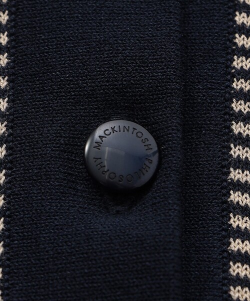 MACKINTOSH PHILOSOPHY(マッキントッシュ フィロソフィー)の「バイカラーファインコットンカーディガン(カーディガン/ボレロ・レディース・ブルー系その他7/ブルー系その他3/グリーン系その他2/ダークネイビー・38)」の13枚目の写真