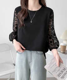 美品　ABITOKYO／アビトーキョー★　刺繍　長袖カットソー　ブラウス ABITOKYO｜アビトーキョーのTシャツ/カットソー（長袖）通販 - ZOZOTOWN