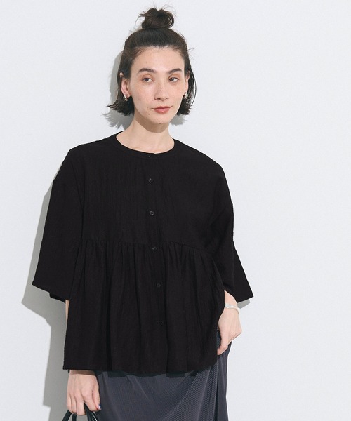 シアーフレアスリーブブラウス シアーフレアスリーブブラウス（シャツ/ブラウス）｜coca（coca