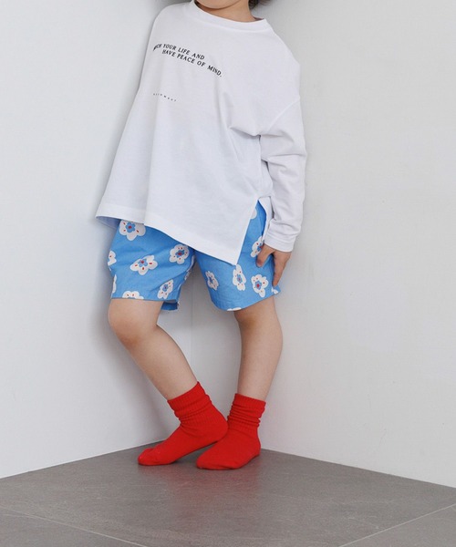 LOWRYS FARM（ローリーズファーム）の「デッキショーツ　650231（その他パンツ・キッズ・ブラック系その他2/ブルー/グリーン/ブラック系その他・140cm/150cm/130cm/120cm/110cm）」の4枚目の写真