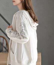 rps（アールピーエス）の「キャットスリーブミニ裏毛パーカー（パーカー）」