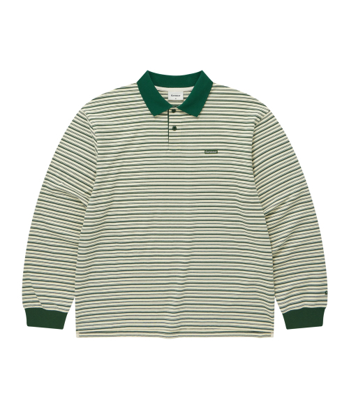 COVERNAT(カバーナット)の「マルチストライプカラー ロングスリーブ グリーン(Tシャツ/カットソー・レディース・その他・MEDIUM/LARGE/X-LARGE/SMALL)」の1枚目の写真