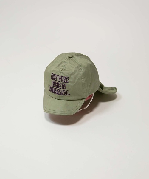 MAKE YOUR DAY（メイクユアデイ）の「日よけ付きサンシールドベビーキャップ（その他ベビー用品・キッズ・ブラック/カーキ・48/50）」の2枚目の写真