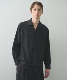 markaware（マーカウェア）の「【marka】2/72ウールトロピカルワッシャー / ダブルポケットオープンカラーシャツ / DOUBLE POCKET OPEN COLLAR SHIRT（シャツ/ブラウス）」