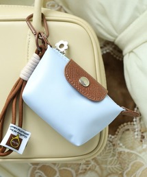 crossi（クロッシー）の「ミニポーチ付きバッグチャーム 小物入れ コインケース（キーホルダー）」