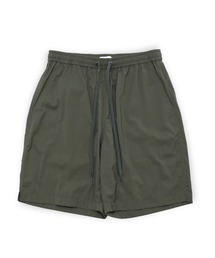 【ATON】 MAT AIRLY NYLON WIDE SHORTS