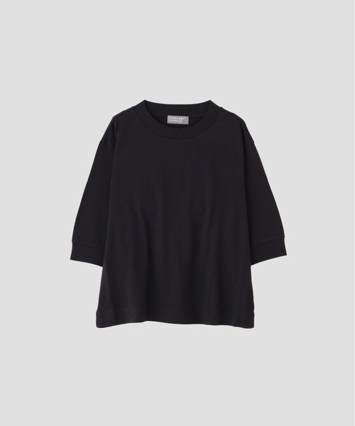 MARGARET HOWELL（マーガレットハウエル）の「TWIST COTTON JERSEY（Tシャツ/カットソー・レディース・アイボリー/ネイビー・2）」の9枚目の写真