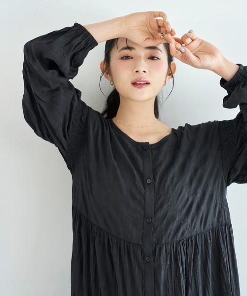 mil（ミル）の「3WAY ティアード ワンピース / ワッシャー加工【586136