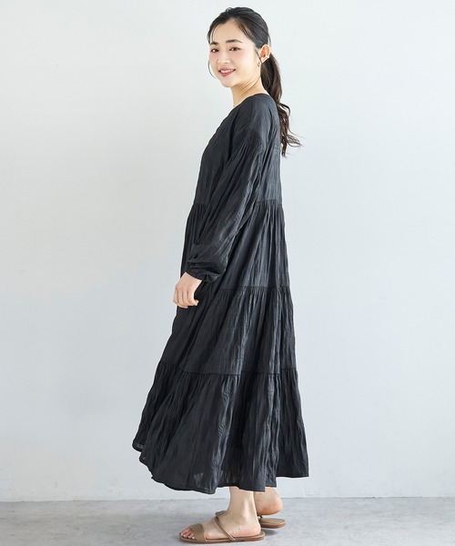 mil（ミル）の「3WAY ティアード ワンピース / ワッシャー加工【586136