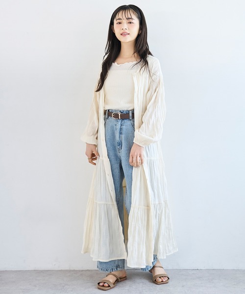 mil（ミル）の「3WAY ティアード ワンピース / ワッシャー加工【586136