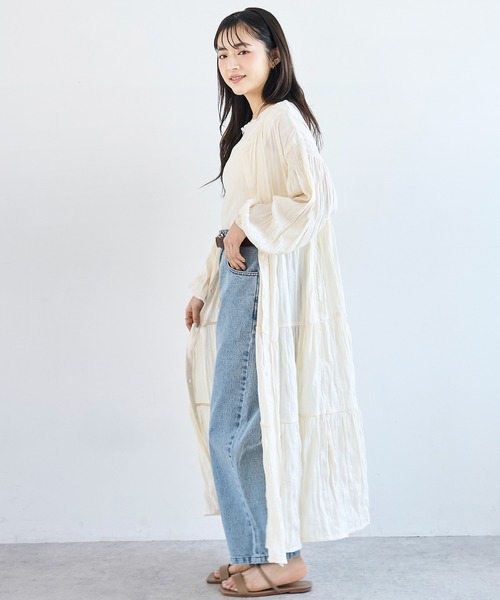 mil（ミル）の「3WAY ティアード ワンピース / ワッシャー加工【586136