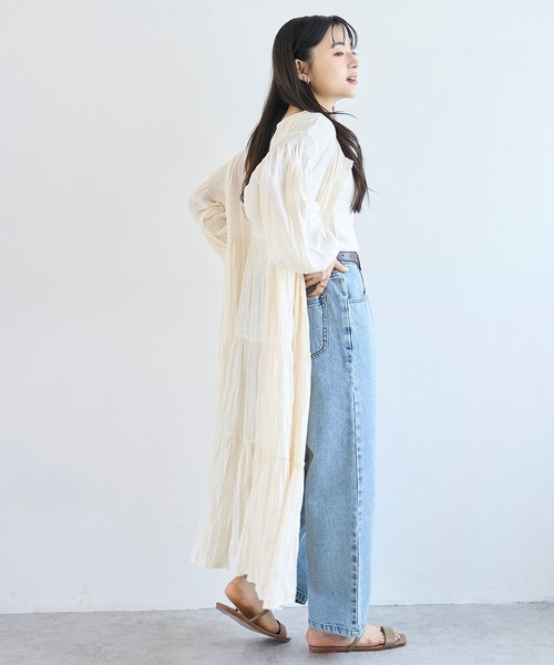 mil（ミル）の「3WAY ティアード ワンピース / ワッシャー加工【586136