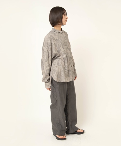 RNA-N（アールエヌエーエヌ）の「R4443 スラブコットンリネンペインターパンツ（その他パンツ・レディース・チャコールグレー/アイボリー/カーキ・FREE）」の18枚目の写真