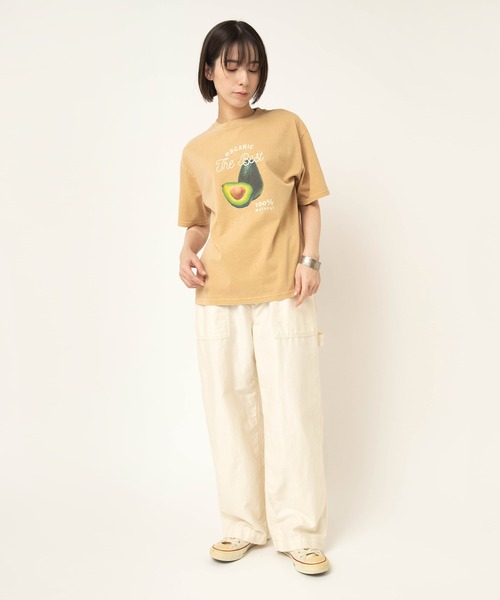 RNA-N（アールエヌエーエヌ）の「R4443 スラブコットンリネンペインターパンツ（その他パンツ・レディース・チャコールグレー/アイボリー/カーキ・FREE）」の14枚目の写真