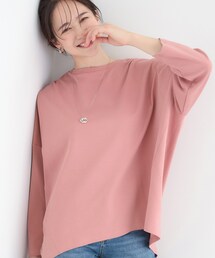 七分袖」に該当するレディースのTシャツ/カットソー（ピンク/桃色系